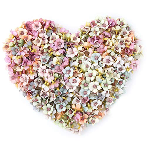 Artificial Flowers Fake Flower Heads In Bulk Wholesale For Crafts Daisy Flower Head Mini Artificial Flower Silk Flower For Crown Scrap Wedding Home Decor Diy Garland Headdress 100Pcs 2Cm (Colorful) #TOP17