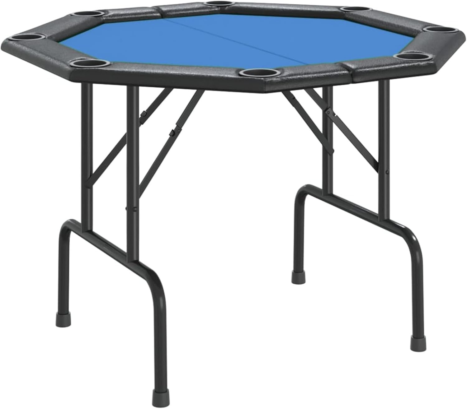 Tavolo da poker pieghevole per 8 giocatori, 108 x 108 x 75 cm, design di alta qualità, per serate di gioco e tornei casalinghi