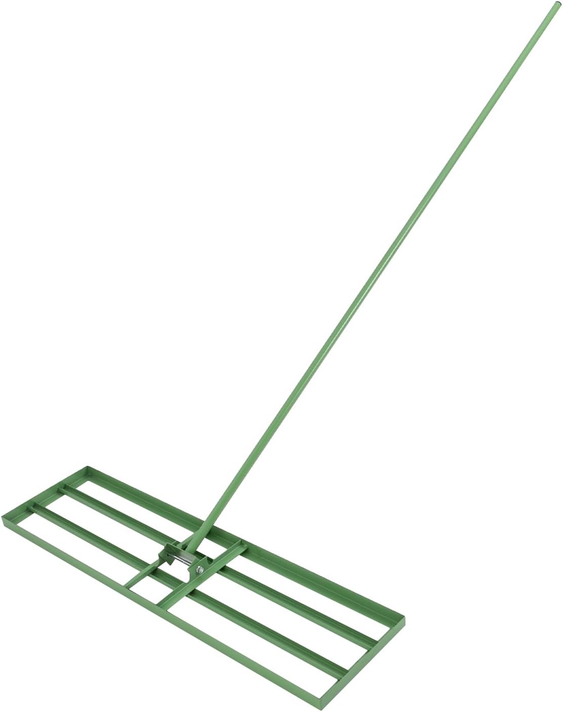 Lawn Leveling Rake,180° Rotation Lawn Leveler Tool, Lawn Leveling Rake for Yard，for Backyards, Gardens, Farms, Lawns