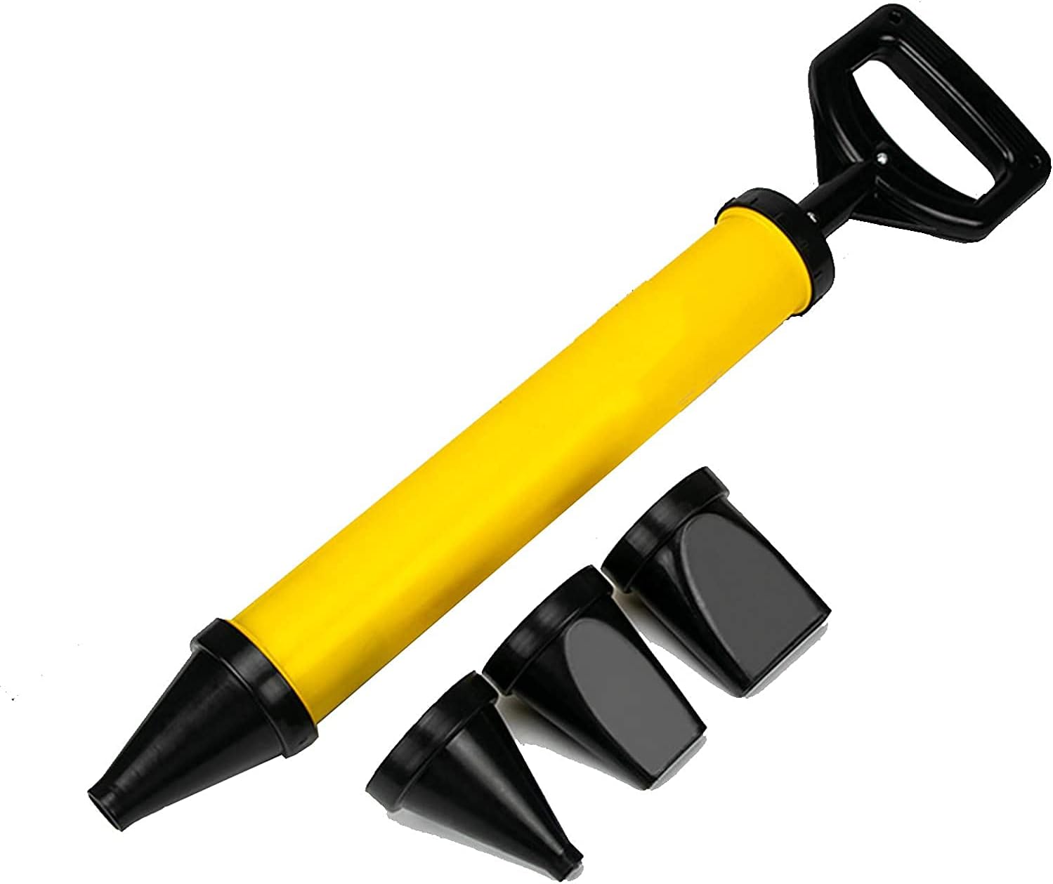 Cement Caulking Gun, Grout Mortar Sprayer Tool, Mortar Hand Tool Set Aiming, Caulking Cement Pump, Manual Stainless Steel Caulking Machine Cement Lime Pump Grouting Filling Tool
