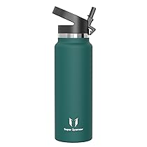 Super Sparrow Borraccia Termica 1200ml – SwivelSip Inox Bottiglia – Senza BPA Borracce Termiche, Borraccia Ergonomica per Bambini, Scuola, Sportiva, Bici, Campeggio, Palestra