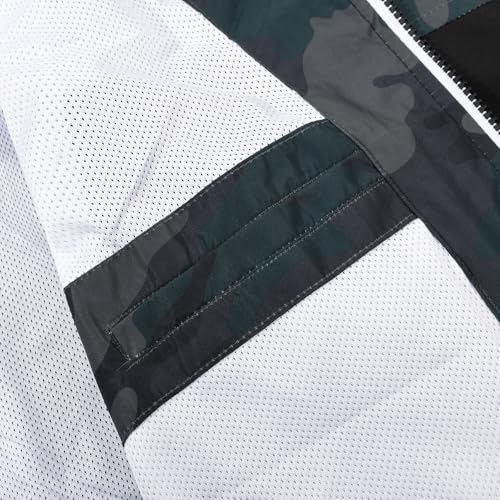 Image of MADHERO Mens Windbreaker Jacket Lightweight 90s Retro Wind Breakers
