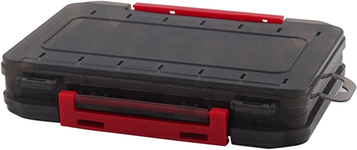 Storage Boxes and Trays 14 Compartments Fishing Lure Boxes Bait Storage Box Fishing Tackle Double Sided Open Tackle Box 1Pcs with Removable Divider (Color : 5) (4)
