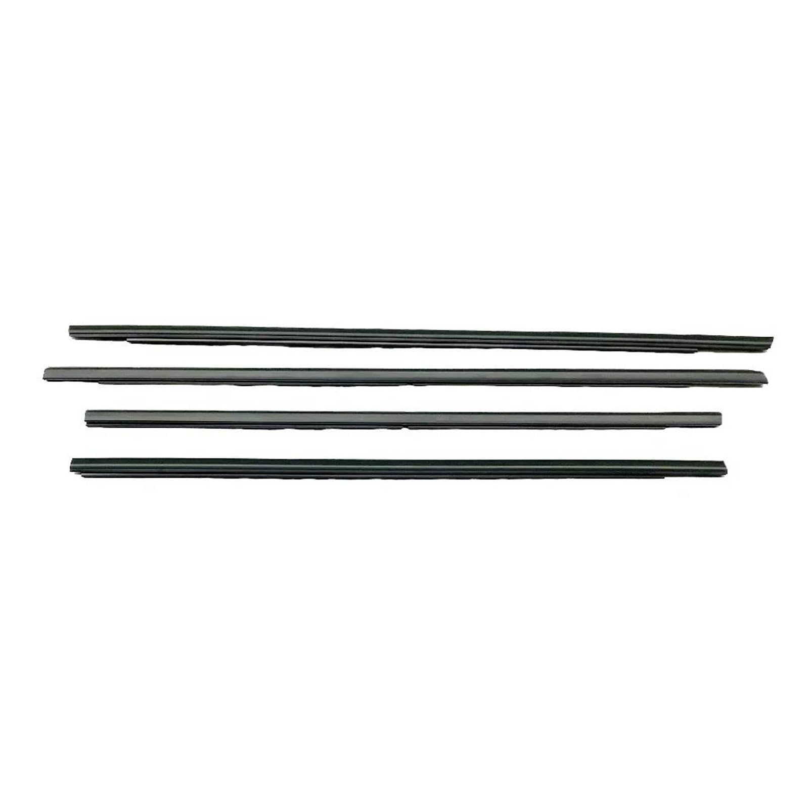 4 Piezas de Goma para Ventanas Exteriores de Grandis 2005-2010 MR959683 sellador Protector Tira de retención de Agua Color Negro.