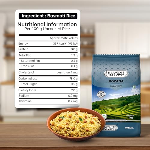 Image of Heaven's Harvest Rozana Basmati Rice | 1 KG