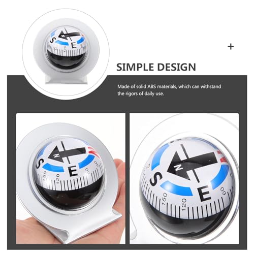 Brújula para tablero de auto BESPORTBLE miniatura 3