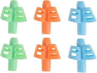 Ciieeo 6 Peças Auxiliares De Dislexia Para Caligrafia Para Suporte Pré-Escolar Para Equipamentos De Correção De Auxiliares De Escrita Ortopédicos Auxiliares Especiais De Dislexia