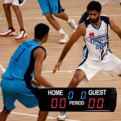 Marcador digital LED portátil para baloncesto y fútbol miniatura 5