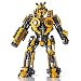 Transformer Bumblebee - Statua artistica in metallo riciclato, 36 cm, fatta a mano, per interni ed esterni, decorazione per la casa e il giardino