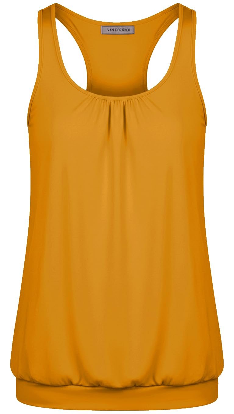 Van Der Rich ® - Camiseta de Tirantes Espalda Nadadora Escote Plisado - Mujer — view 10