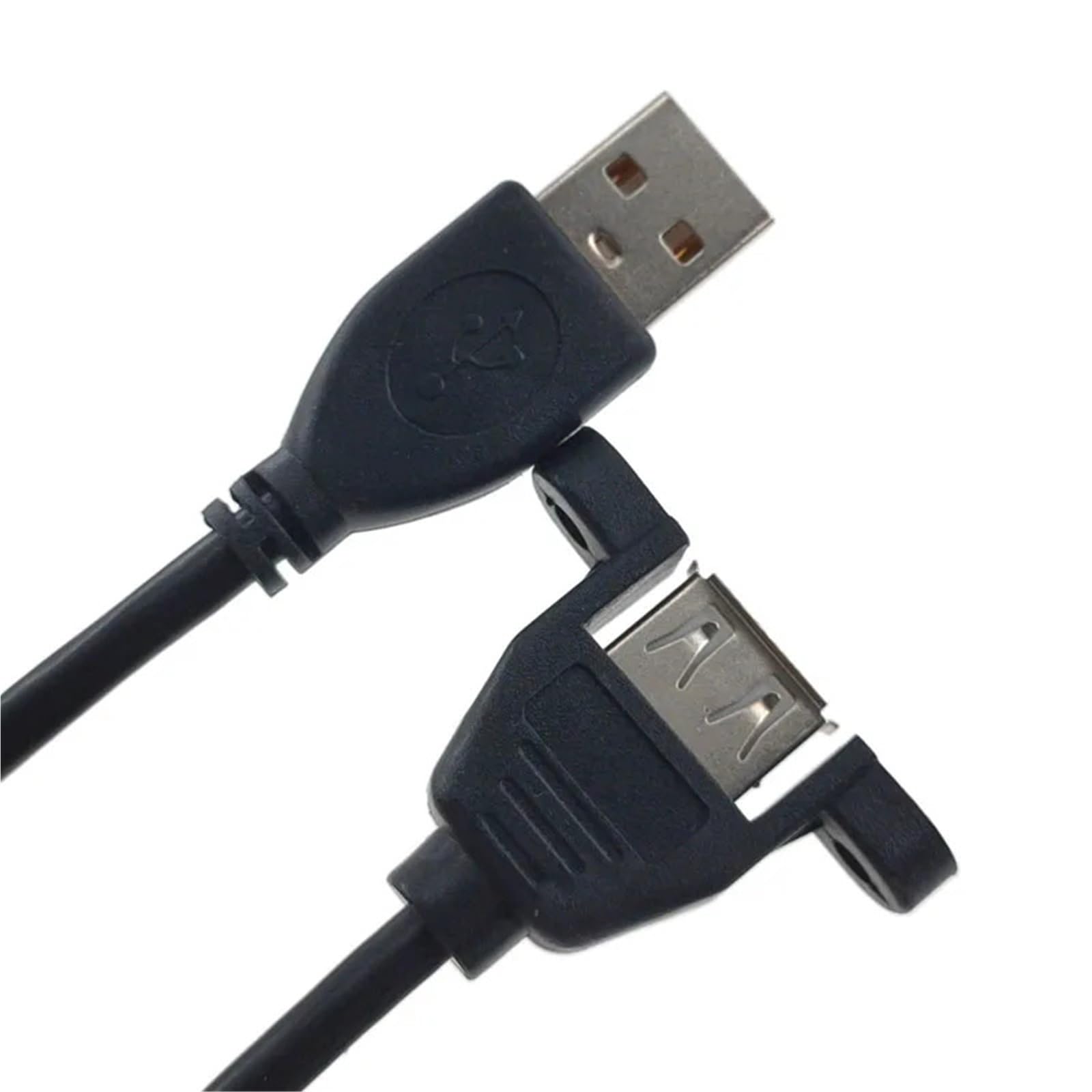 Cavo di prolunga USB 2.0 USB 3.0 da maschio a femmina, per sincronizzazione dati, senza viti, connettore per montaggio a pannello, 1 pezzo (USB 2.0 F-M, 1,5 m)