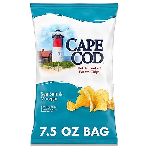 Cape Cod Sea Salt & Vinegar Chips, 7.5 Oz Bag