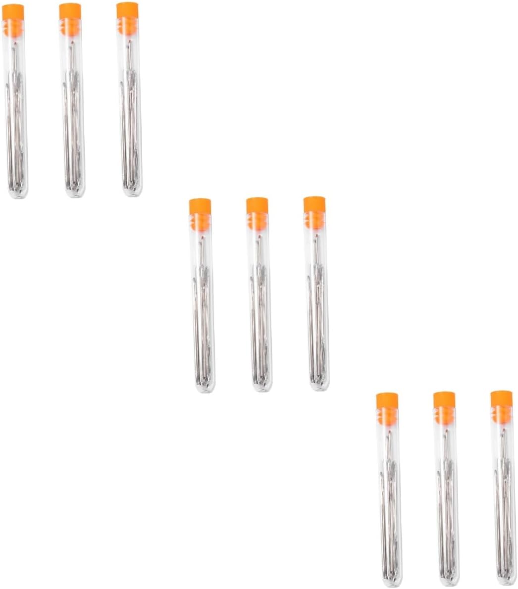Gadpiparty 72pcs Needles for Easy Hand Sewing Knitting Embroidery Storage Bottles for Home Craft Projects
