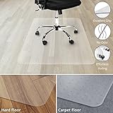 Office Marshal Chair Mat for Hard Floors- 40