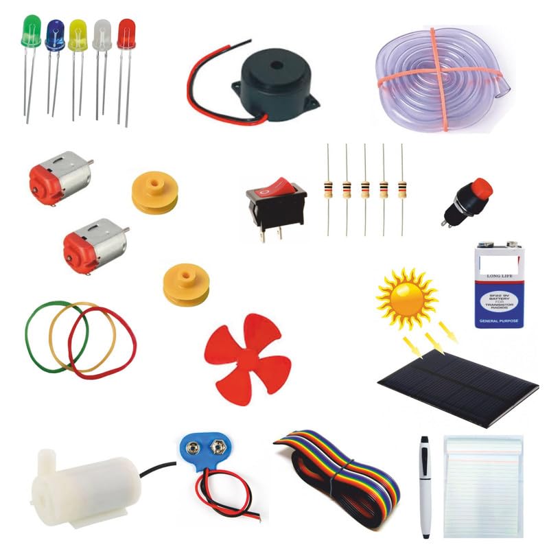 Dynamo Motor with Pulley for Electricity Generation with Pump Motor & Solar Cell-image-8