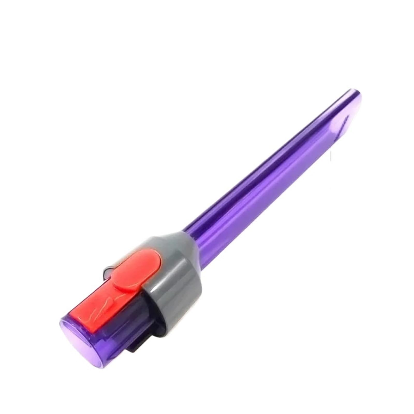 Iluminación de aspiradora plana con abertura de succión LED, ranura estrecha, cabezal de succión de boca plana larga, compatible con Dyson V7/V8/V10/V11/V15 (base añade adaptador de EE. UU.)