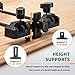 POWERTEC Router Guide Rail Adapter for Makita/Festool Track Saw Guide Rail, Router Guide Compatible with Plunge Router & Router Tool with Plunge Base(71085)- Compatible Only with Select Routers listed