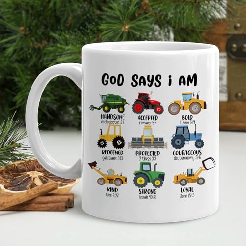 Taza de cerámica cristiana 11 oz con versículo bíblico miniatura 3