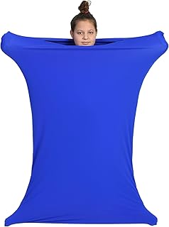 Sensory Owl Calcetín de Cuerpo Entero - TDAH - Autismo Estrés y Ansiedad Aliviar - Estimulación de Presión Profunda - Juguete de Terapia de Ejercicio Sensorial - Azul, Talla M
