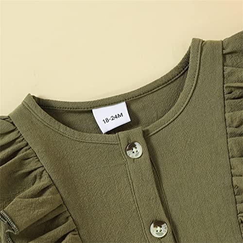 Vestido infantil bebê meninas manga longa com babados bonito cardigã liso vestido de princesa infant