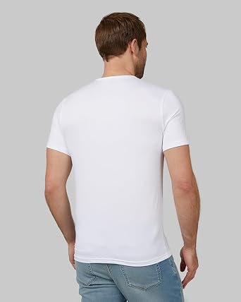 32 Degrees Men's Cool V-Neck T-Shirt, Anti-Odor, Quick Dry Active, 4-Way Stretch