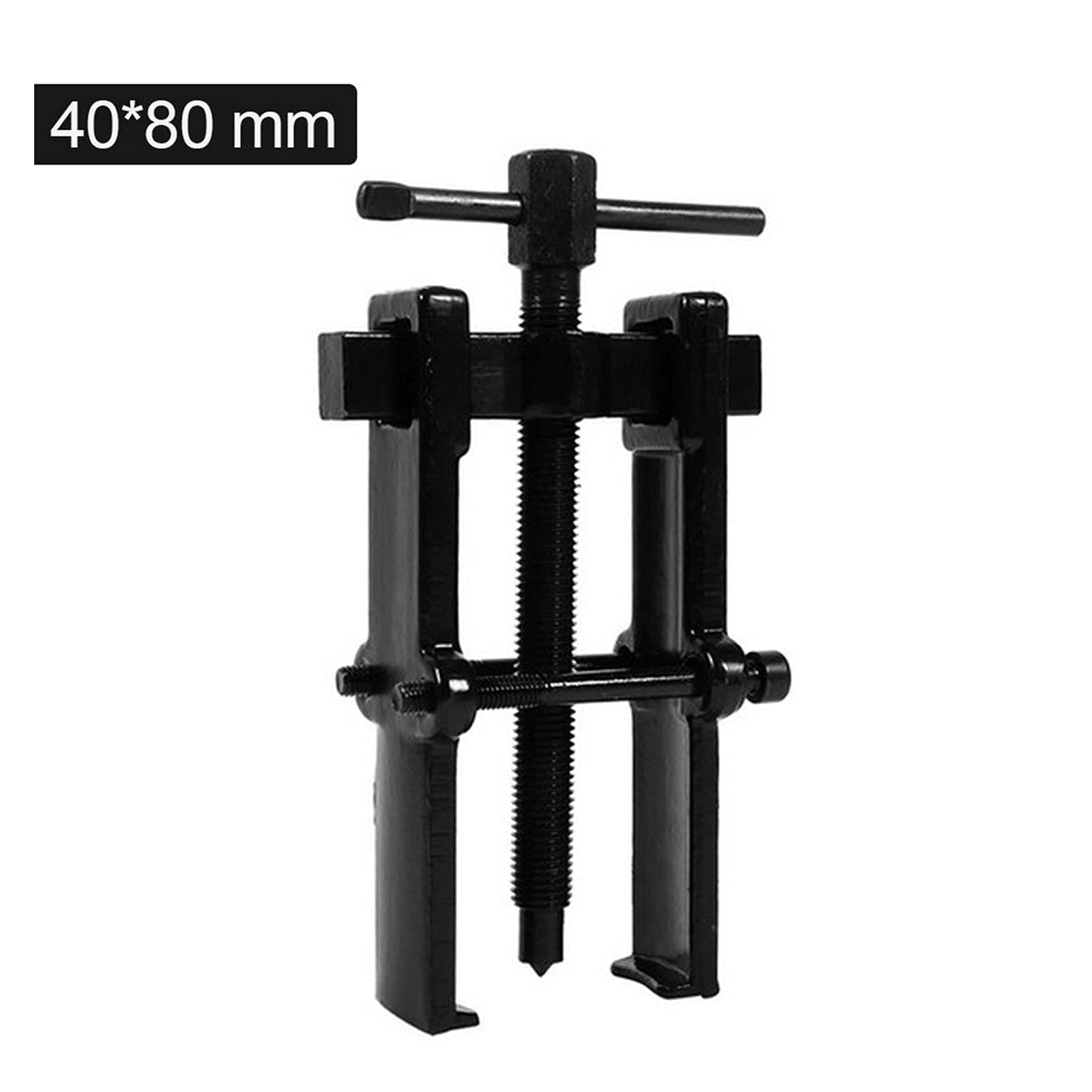 Separates Hebegerät, multifunktional, 2 Backen, 35–70 mm, Lagerabzieher, Zahnradabzieher, Zahnradnabenlagerabzieher, Werkzeug zum Entfernen von Autoteilen, Riemenscheibenentferner (Farbe: 40 x 80 mm