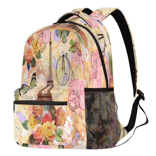 Sac à dos d'école Paris et voyage décontracté ordi portable