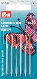 Größe: 16 Prym Stumpfe Spitze Kreuzstich- und Gobelin-Sticknadeln mit goldenem Öhr – pro Packung mit 6 Stück