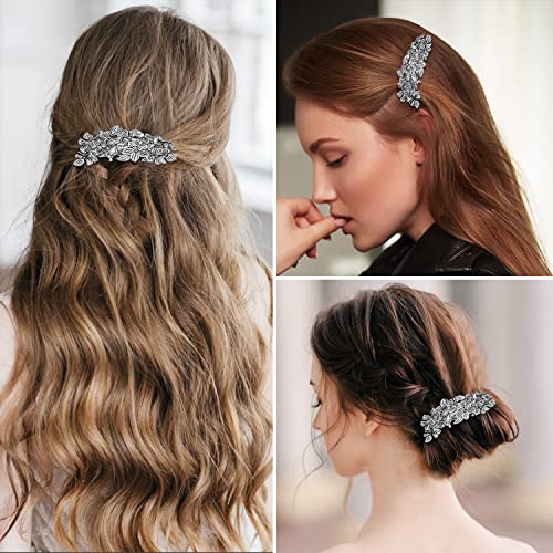 Hair Clips, Vintage Metal Hair Barrettes, Decorative Hair Clips French Barrettes, Hair Pins Hair Accessories For Women Girls #TOP5