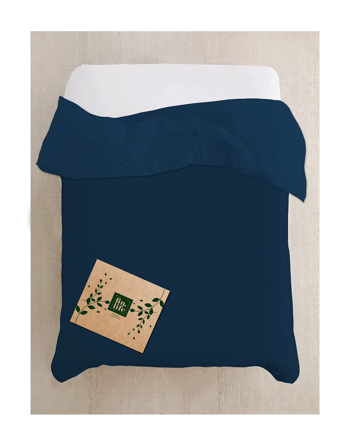 Duvet Covers Queen Size & Full Size - Galaxy Blue - 100% Cotton Duvet Cover ​- 400 Thread Count Soft Sateen Weave- for Duvet Insert, Down/Alternative Comforter, Weighted Blanket -Extra Long Staple