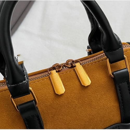 Slouchy Suede Hobo Bags Women Crescent Bowling Crossbody Purses Underarm Shoulder Travel Bag Satchels Tote Handbag 20254