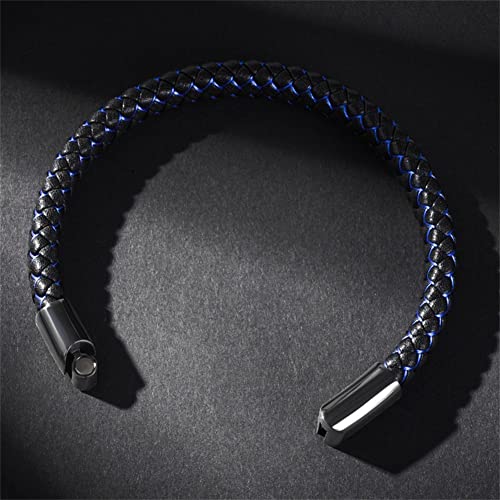 St. Jude Jesus Cross Bracelet Stainless Steel Cross Crucifix Cuff Bracelets San Judas Leather Wristband Pulsera De San Judas Tadeo Cuff Bangle Protection Amulet Jewelry Gift for Him3