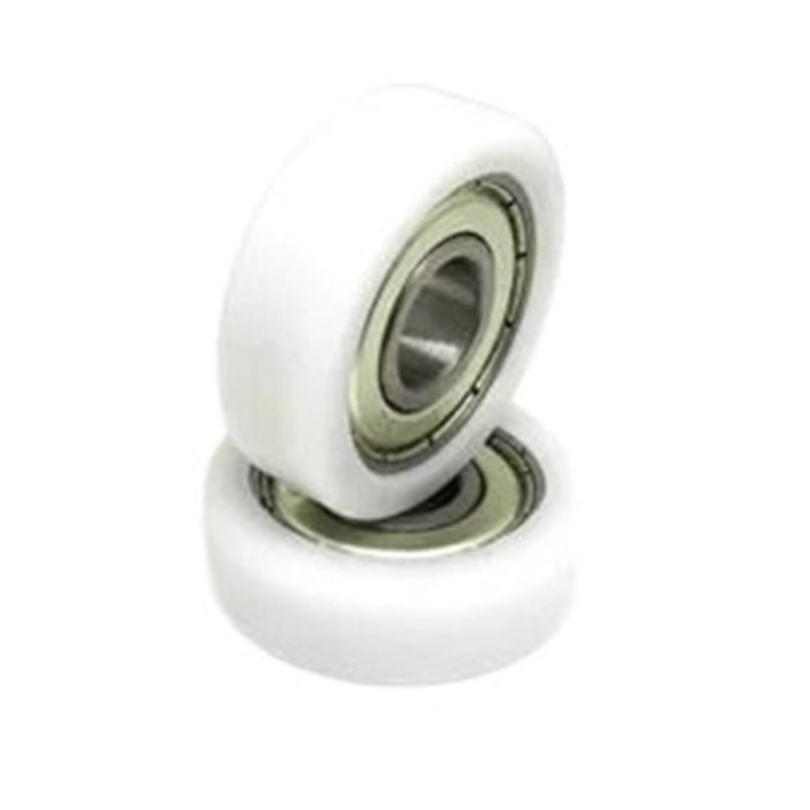 Rouleaux à revêtement plastique 8x26x8mm, 4 pièces, roue de guidage plate en Nylon BS60826-8, roulement 608 intégré, diamètre extérieur 26mm, poulie tiroir(BS600032-10 10x32x10)
