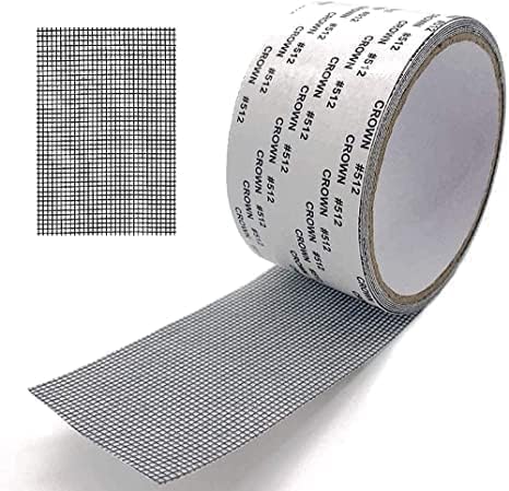 Window Screen Repair Tape – Strong Adhesive Waterproof Mosquito Net Patch, Grey Fiberglass Mesh Screen Repair Kit for Door & Window Holes, Tear Fix Tape for Fly Screen, Easy DIY Repair-image-26