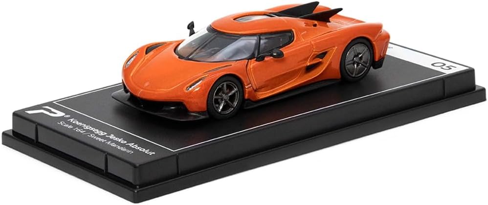1:64 Scale Koenigsegg Jesko Absolut Sweet Madarin Hypercar League Collection No.5