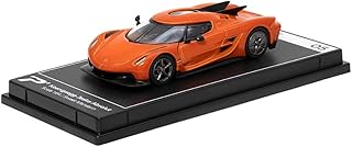 PosterCars 1:64 Scale Koenigsegg Jesko Absolut Sweet Madarin Hypercar League Collection No.5