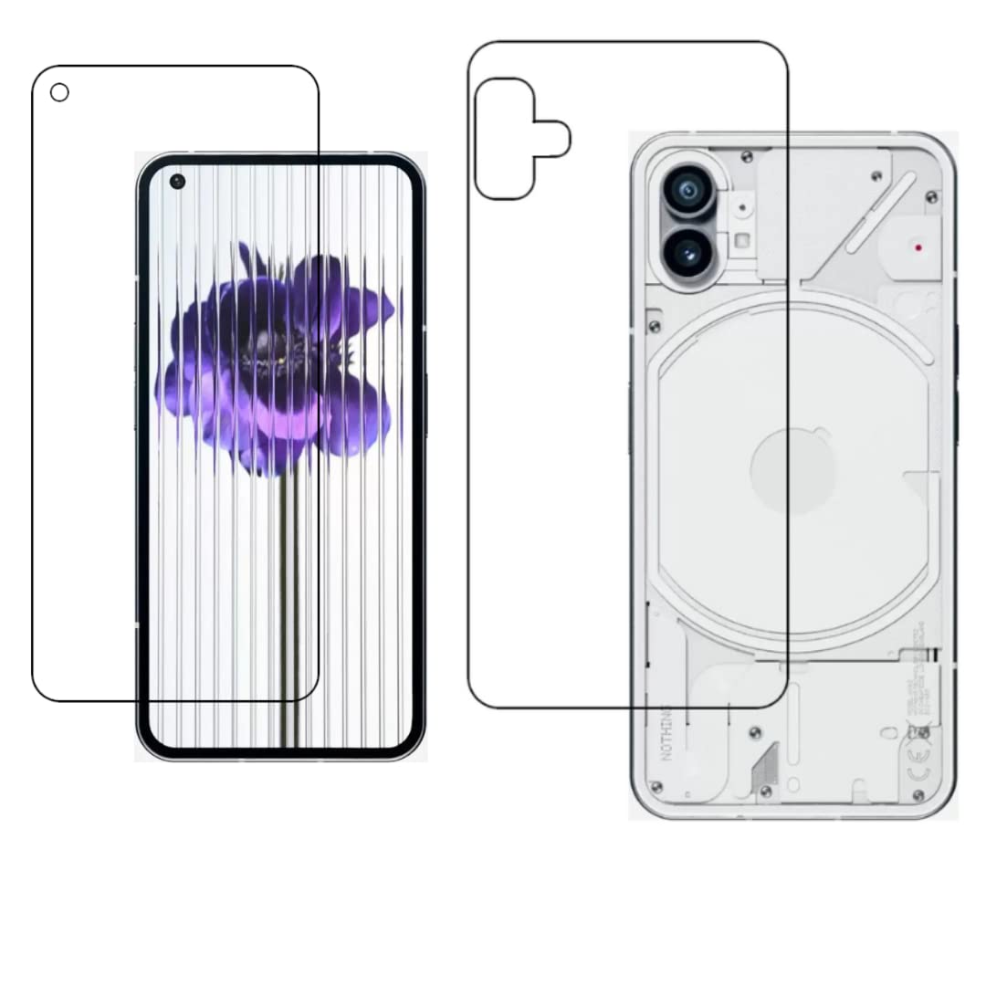 TECH KONNECT Nothing Phone 1 Front and Back Flexible Screen Protector, Flexible Front & Back Screen Protector, Ultra Thin screen Protector, Anti Scratch (Pack Of 2) (B0B9LLC2ML) Amazon Price History, Amazon Price Tracker