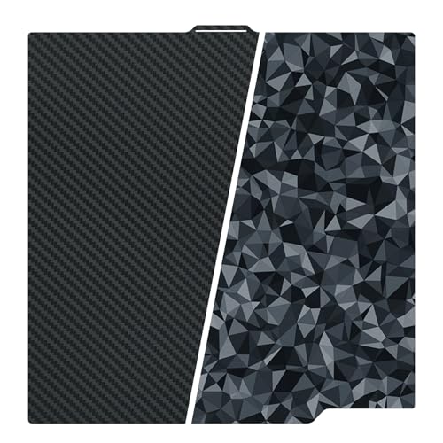 TMYPN 260 x 271mm Build Plate for Elegoo Centauri Carbon 3D Printers, Diamond PEO + Carbon Fiber PET Good Adhesion Sprin