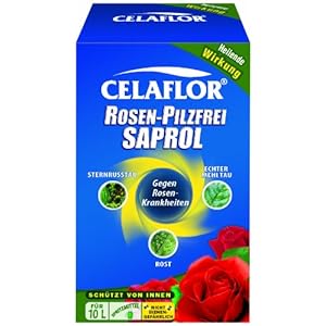 Celaflor Saprol Rozen, schimmelvrij, tegen schimmelziekten op rozen, zoals echte meeldauw, sterroet en roest, 100 ml