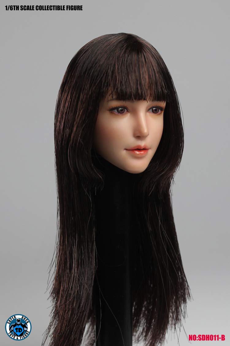 Amazon | Super Duck 1/6 フィギュア 美人少女 植毛タイプ