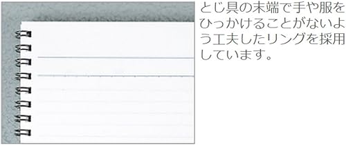 Miniatura 4 de Kokuyo Campus - Cuaderno de doble anillo 75 x 98in color azul