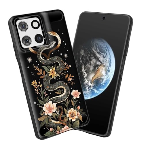 smauncucn for Moto G Stylus 5G 2025 Case,Soft TPU Slim Fashion Anti-Fingerprint Non-Slip Protective Phone Case Cover for Motorola Moto G Stylus 5G 2025 6.7 inch,Aesthetic Snake Floral