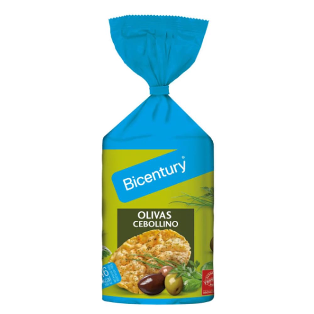 Maiswaffeln mit Oliven- und Schnittlauchgeschmack. B3SI. 124 g. 6er-Pack.