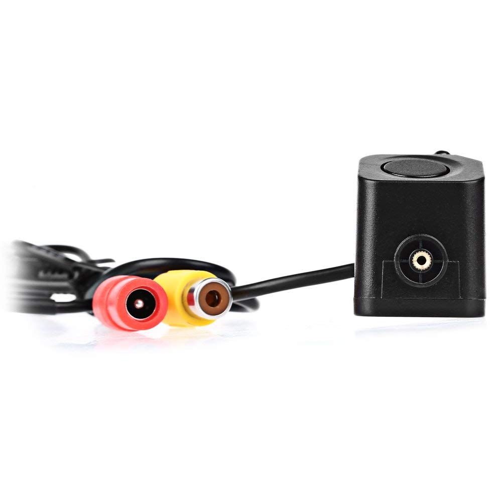 GM-BC005 - Telecamera di retromarcia 3 in 1, angolo di 170°, con un cicalino, due sensori radar, visione notturna HD, impermeabile, per camion, SUV, furgoni, camper, ecc