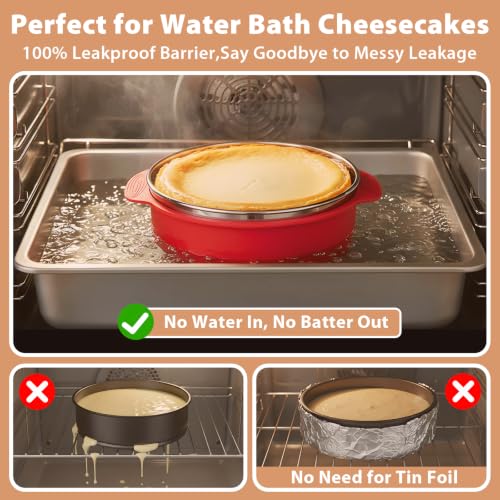 Hikolvol Nonstick Springform Pan 9 Inch Spring Form Pan for Cheesecake - image 4