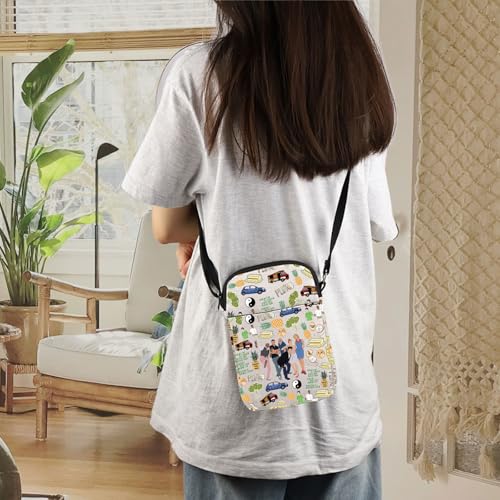 ENSIANTH Movie Fan Crossbody Bag Pineapple -Comedy TV Show Inspired - Psychos Lover - I've Heard it Both Ways Gift 5