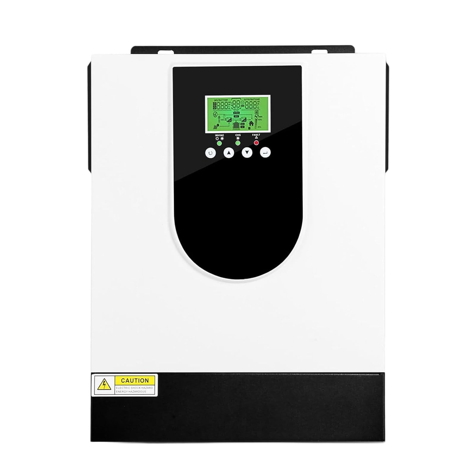 Inversor híbrido solar de 3000W CC 24V a CA 230V,inversor de onda sinusoidal pura fuera de la red con cargador solar MPPT de 80A+cargador de CA,apto para batería de plomo-ácido/litio de 24V