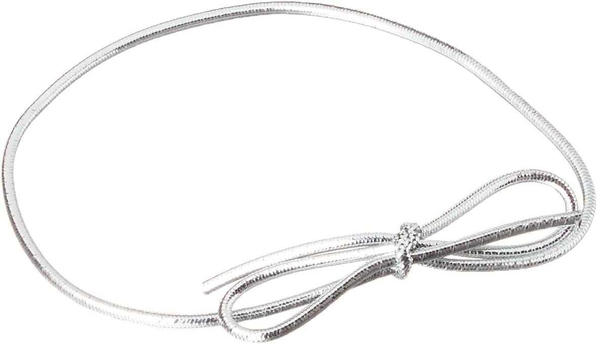 50ea - 6" Silver Stretch Loops (Package)