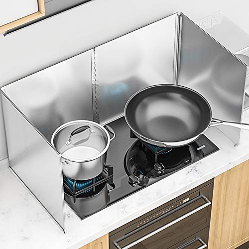 Crédence pliable de cuisine pour éliminer la corvée des projections de graisse