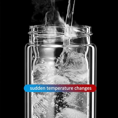 Infuseur en verre double couche Tryteava d'exception avec finitions bois - 3